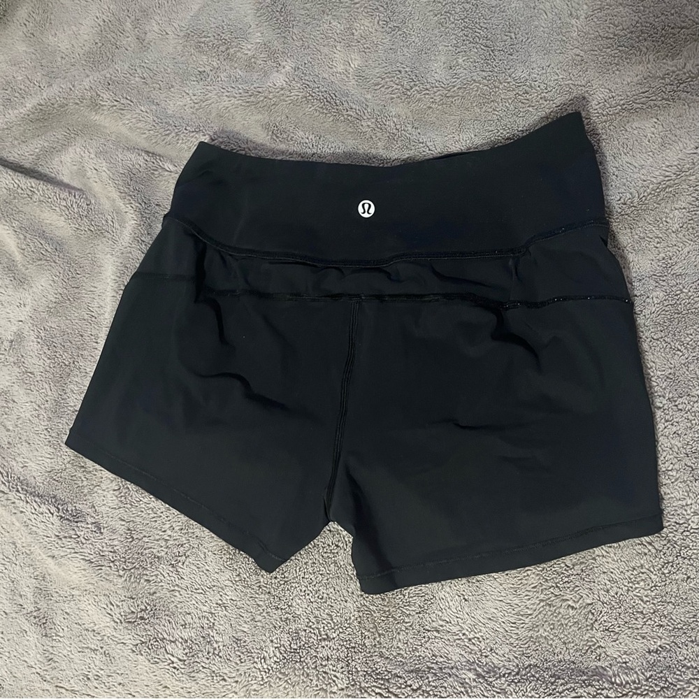 lululemon athletica Women's Classic Black Athletic Shorts